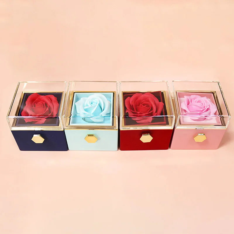 Coffret cadeau Rose rotative