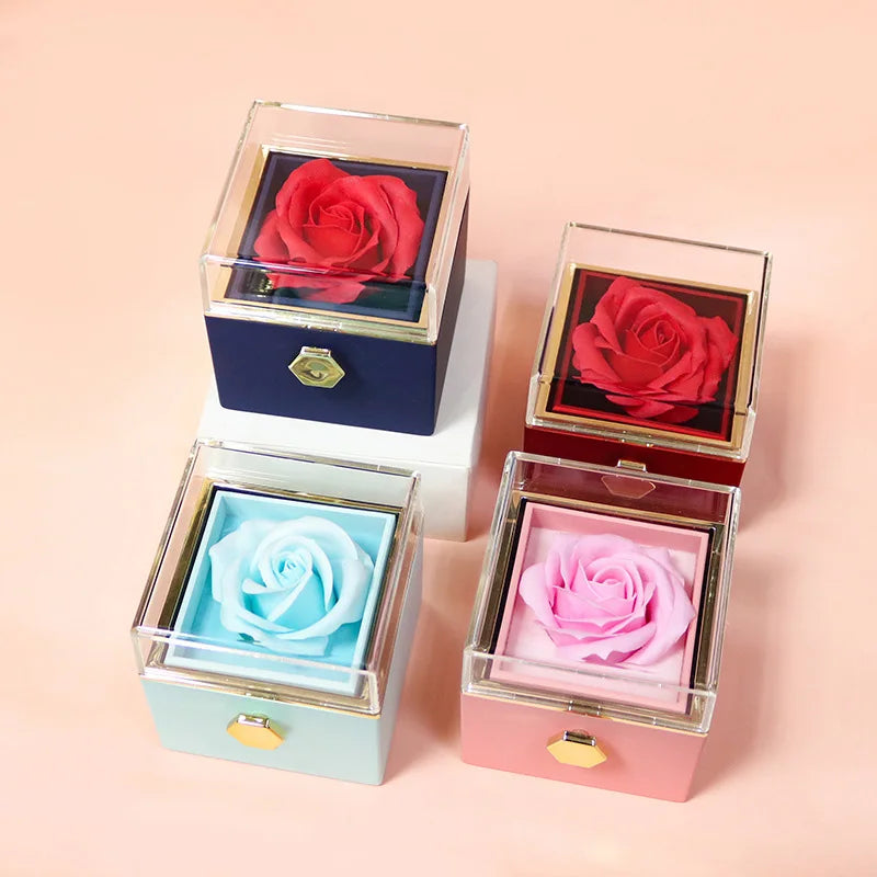 Coffret cadeau Rose rotative